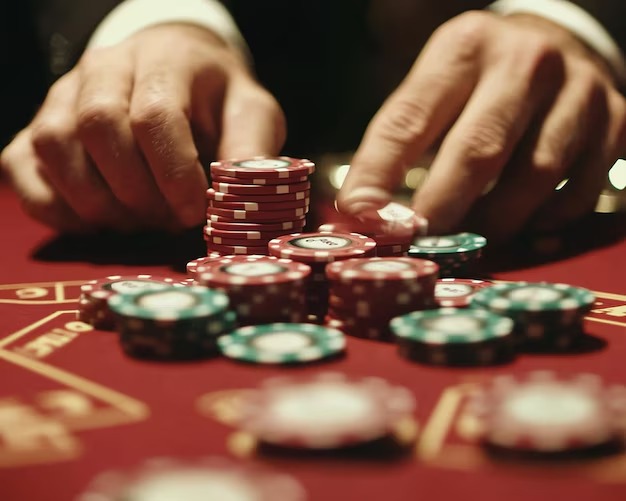 Mobile app interface Mobile phone displaying No Commission Baccarat game